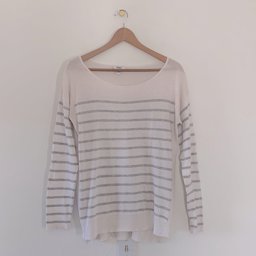 Jersey by Jacob Stripe Sweater